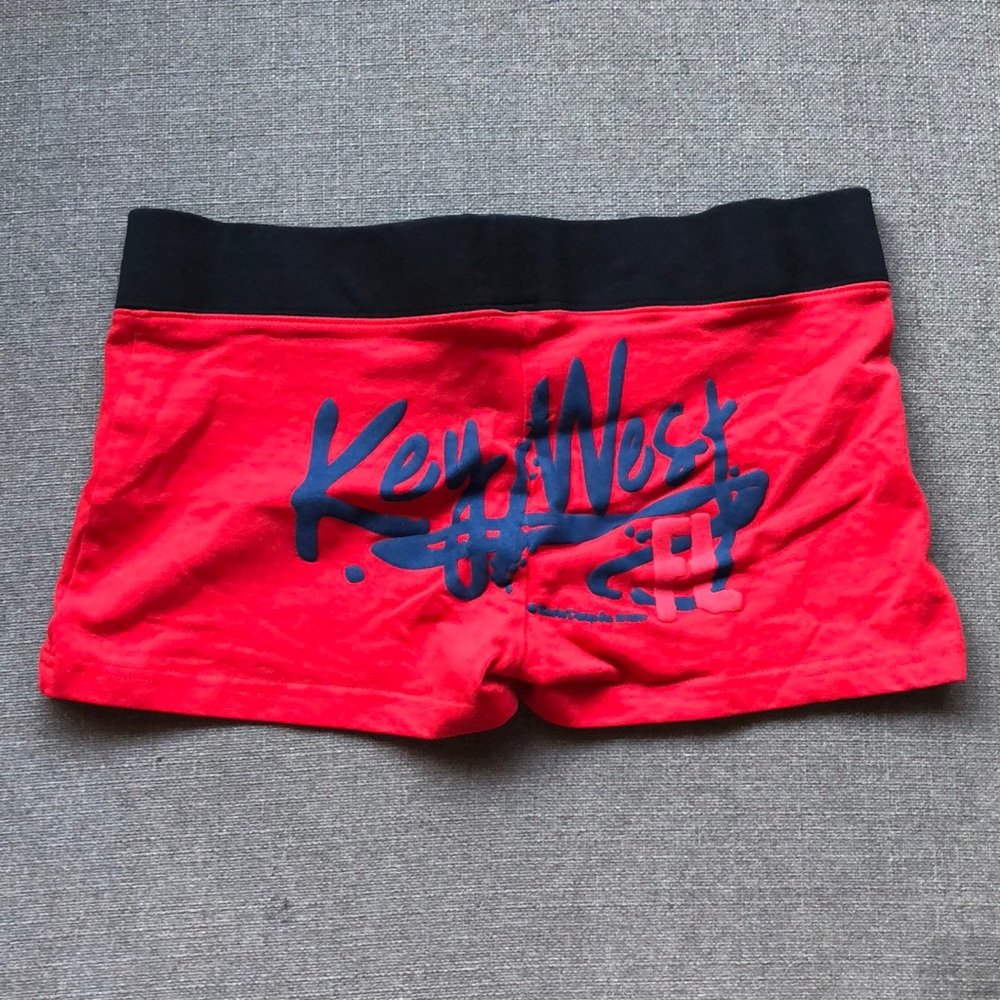 Spandex shorts.